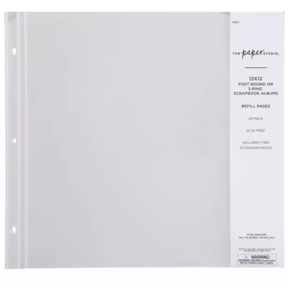 Album Refill Pages Perfect for completing scrapbooks, photo albums, and more.